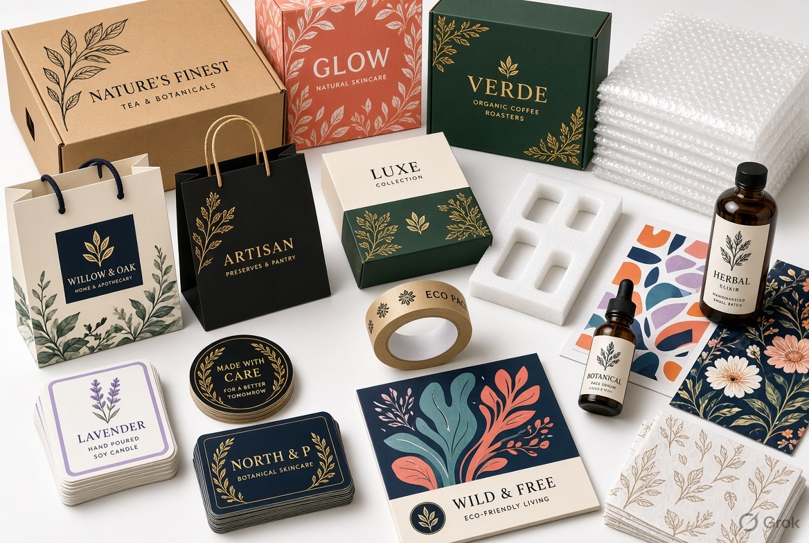 Printing and packaging — branded boxes and packaging